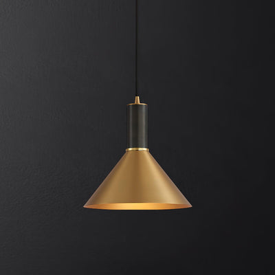 Casalelia Brass Cone Pendant Lamp