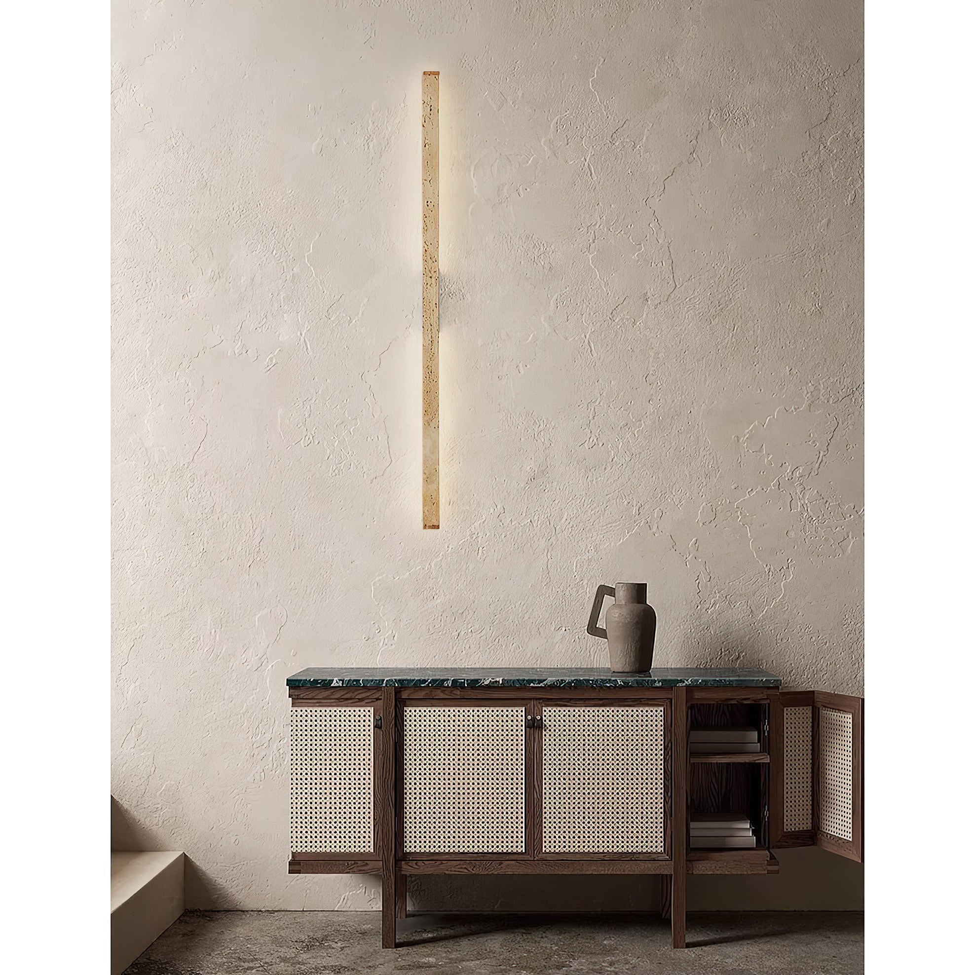Vivyna Travertine Wall Lamp