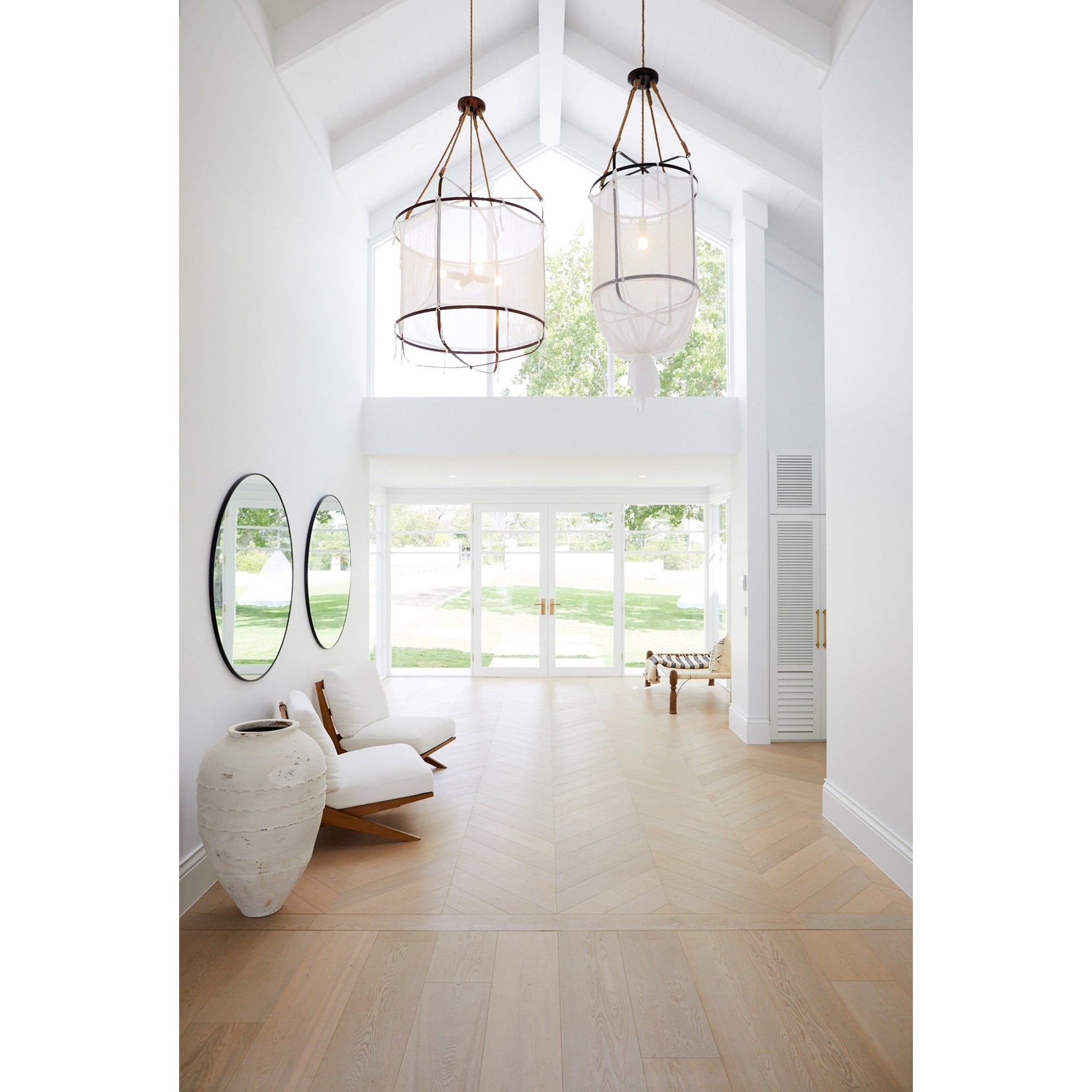 Erina Linen Chandelier