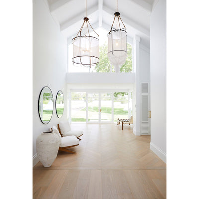 Erina Linen Chandelier
