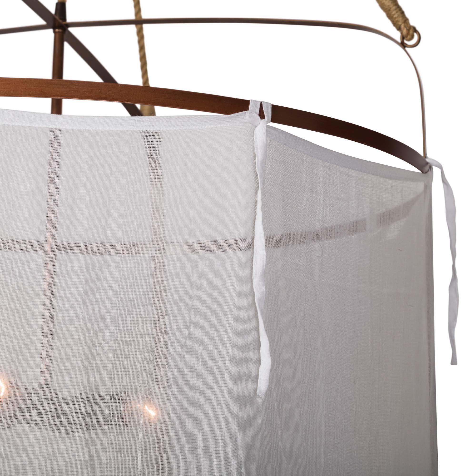 Erina Linen Chandelier