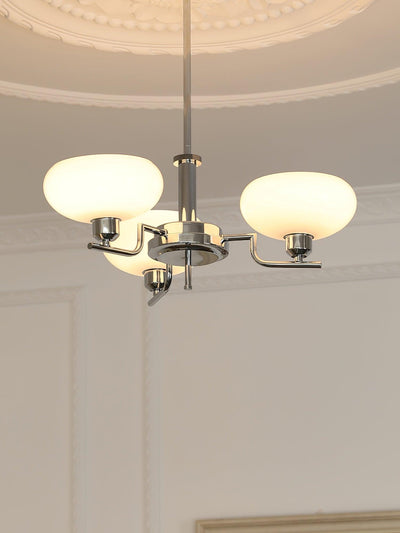 Amino Pendant Lamp Glass Globe Brass Frame