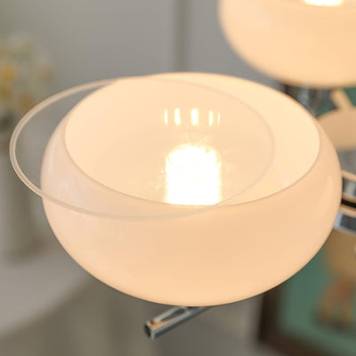 Amino Pendant Lamp Glass Globe Brass Frame
