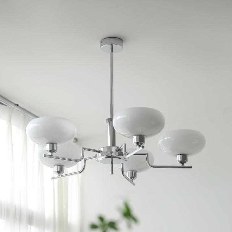 Amino Pendant Lamp Glass Globe Brass Frame