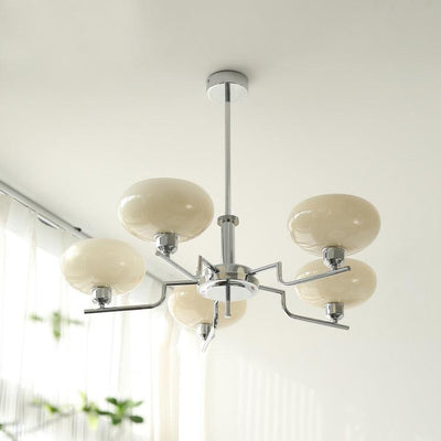 Amino Pendant Lamp Glass Globe Brass Frame