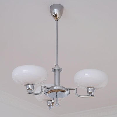 Amino Pendant Lamp Glass Globe Brass Frame