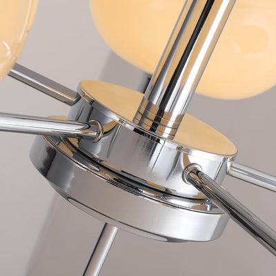 Amino Pendant Lamp Glass Globe Brass Frame