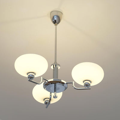 Amino Pendant Lamp Glass Globe Brass Frame