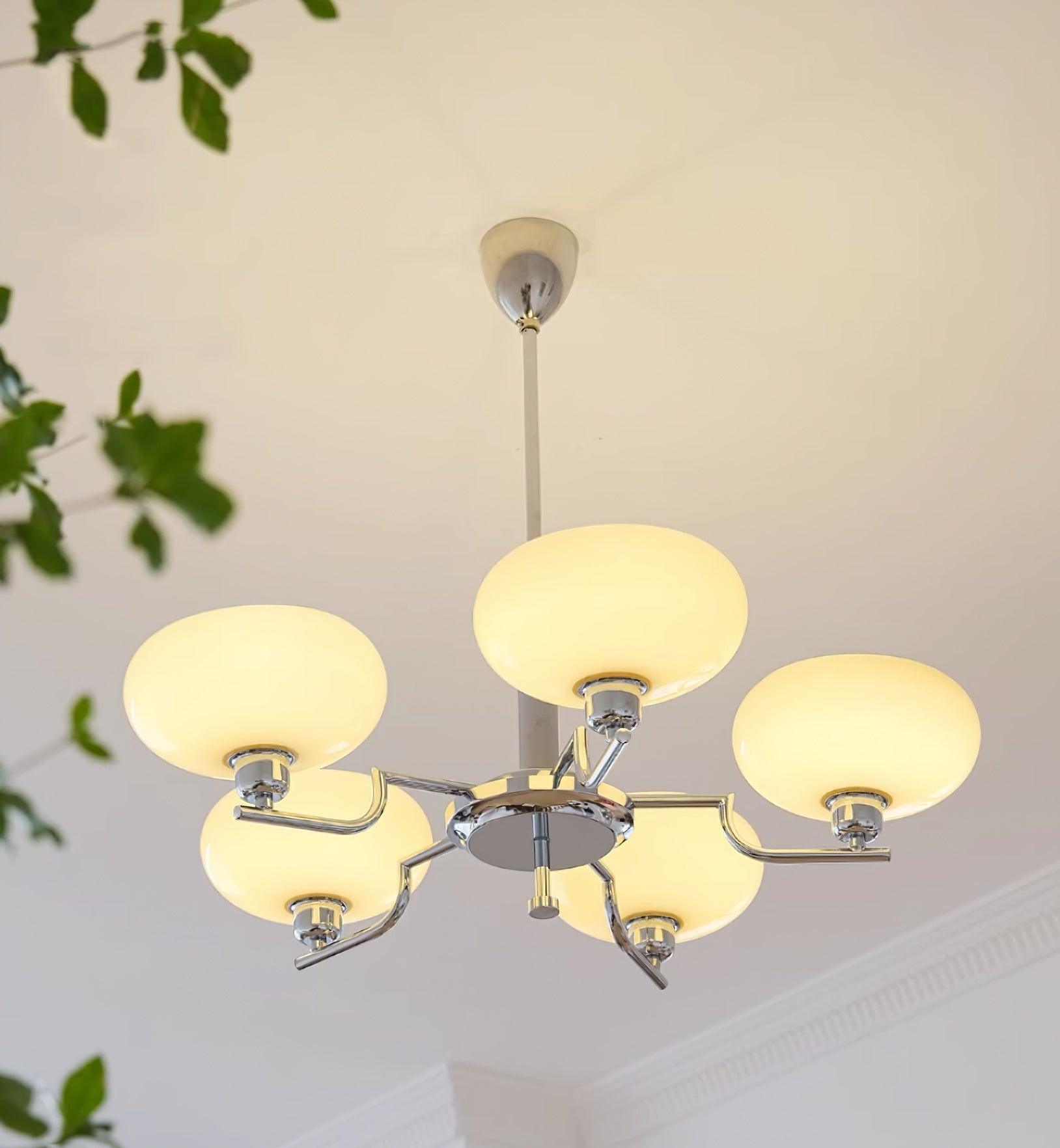 Amino Pendant Lamp Glass Globe Brass Frame