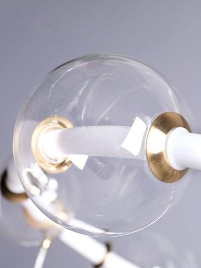 Cera Chandelier Bubble Clear Ring Contemporary Minimalist