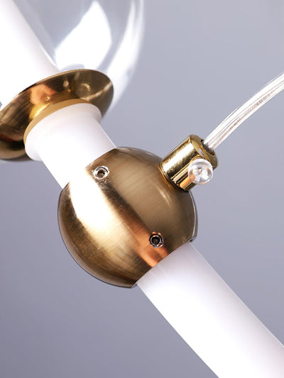 Cera Chandelier Bubble Clear Ring Contemporary Minimalist