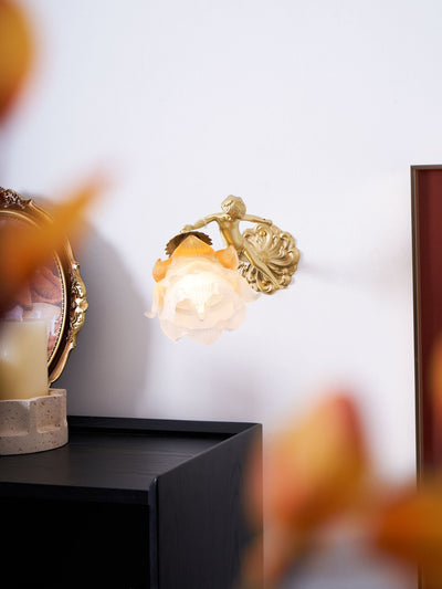 Bex Flying Angel Glass Wall Light