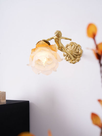Bex Flying Angel Glass Wall Light