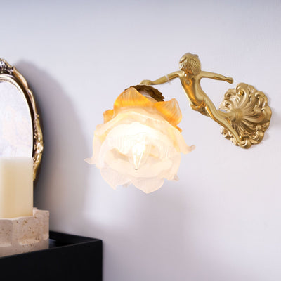 Bex Flying Angel Glass Wall Light
