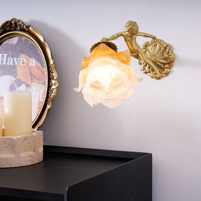 Bex Flying Angel Glass Wall Light