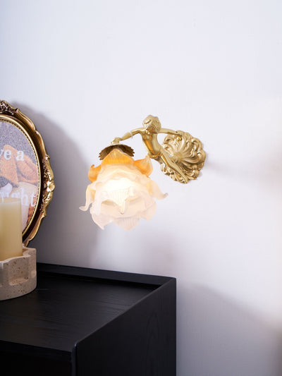 Bex Flying Angel Glass Wall Light