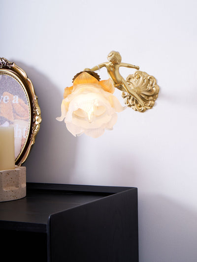 Bex Flying Angel Glass Wall Light