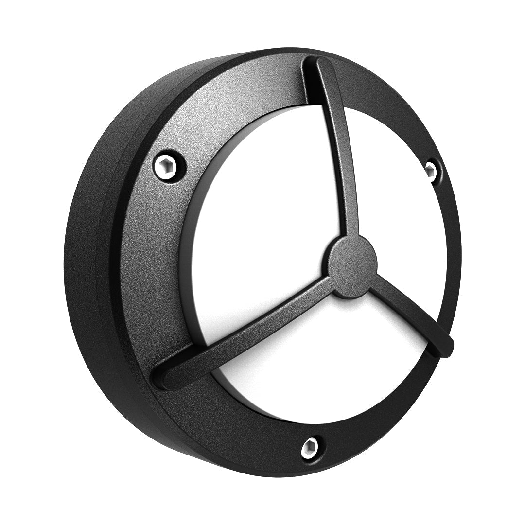 Weaver Minimalist Trisection Aluminum Outdoor Wall Light