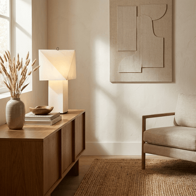 Mireval Paper Shade Table Lamp