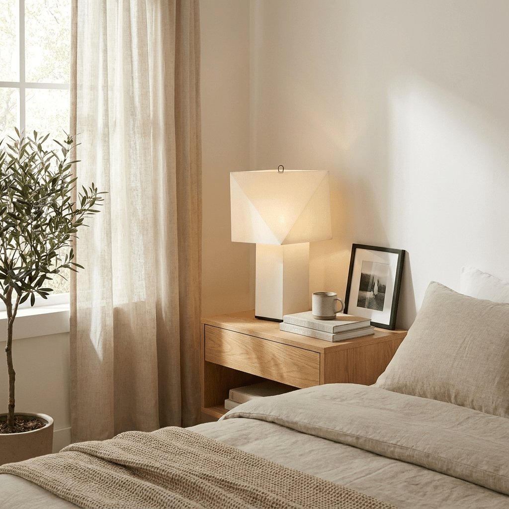 Mireval Paper Shade Table Lamp