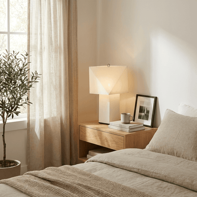 Mireval Paper Shade Table Lamp