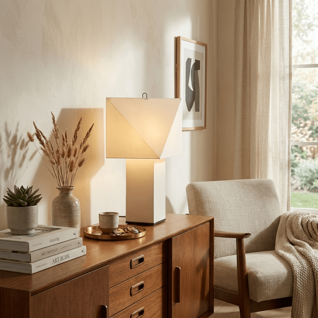 Mireval Paper Shade Table Lamp