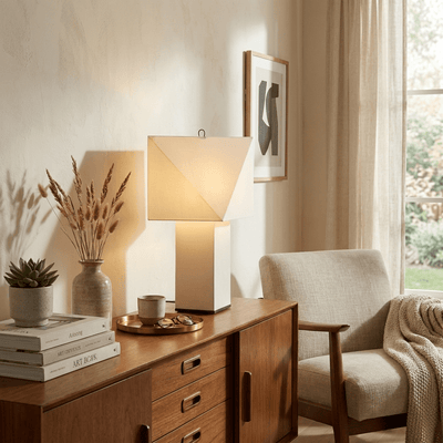 Mireval Paper Shade Table Lamp