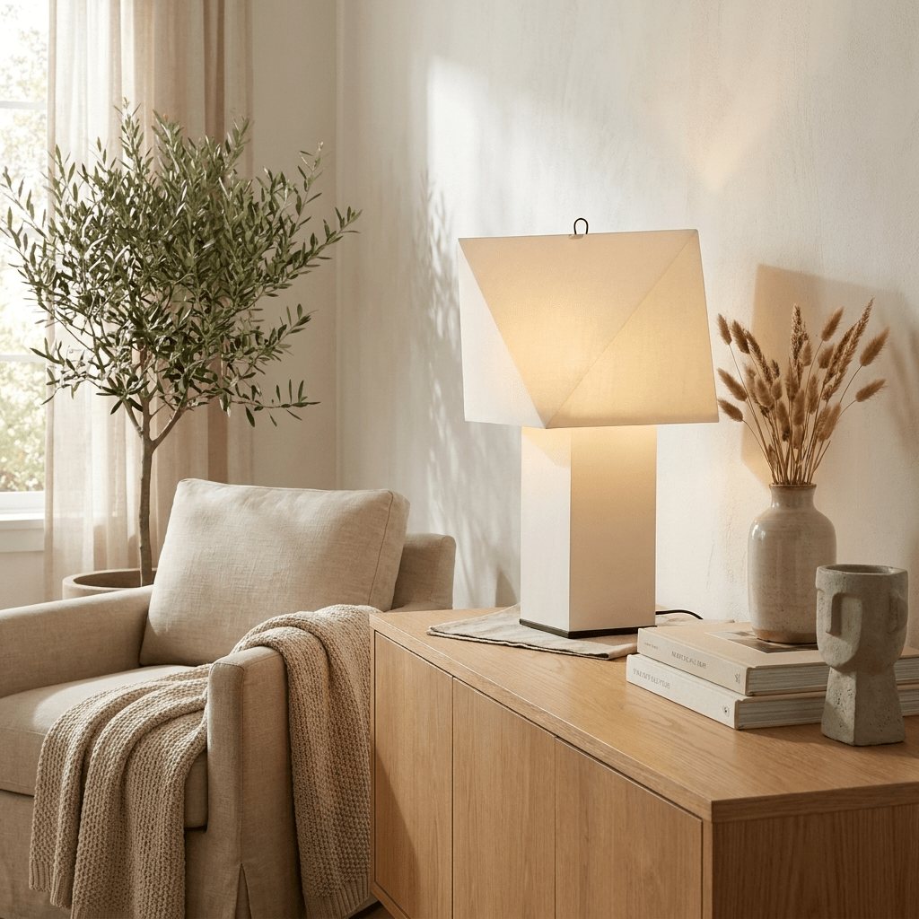 Mireval Paper Shade Table Lamp