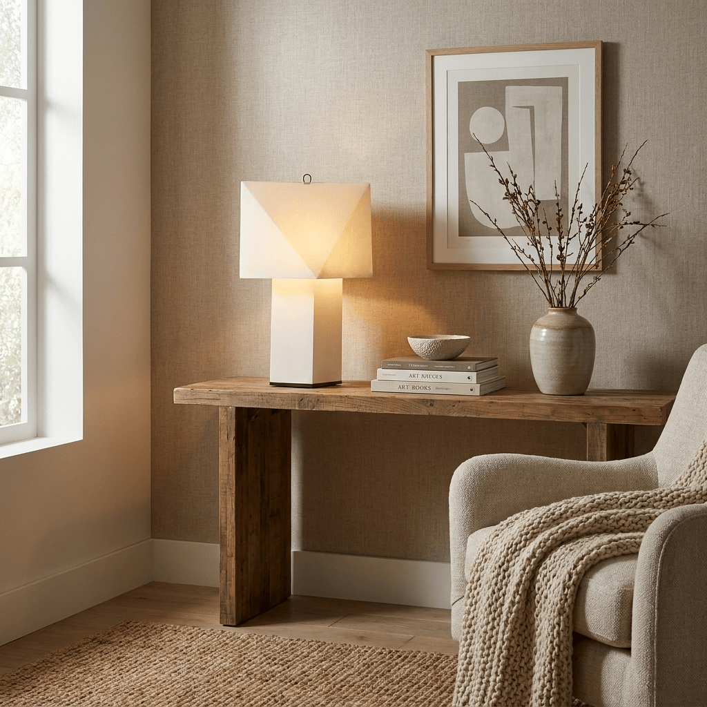 Mireval Paper Shade Table Lamp