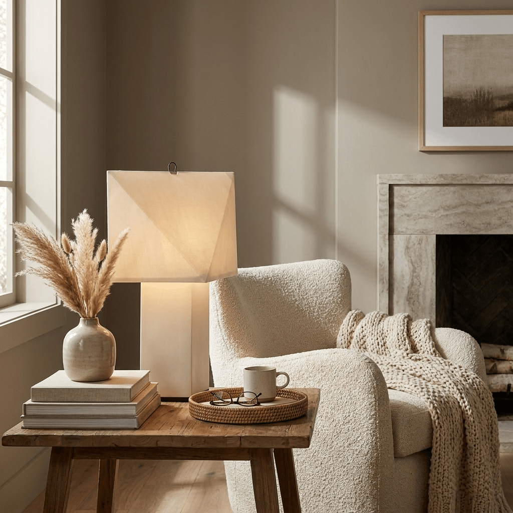Mireval Paper Shade Table Lamp