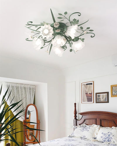 Nylirir Unique Art Classic Ceramics Ceiling Lamp