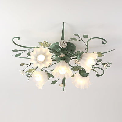 Nylirir Unique Art Classic Ceramics Ceiling Lamp