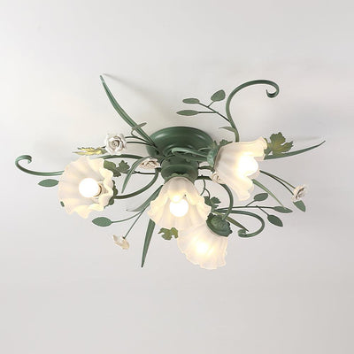 Nylirir Unique Art Classic Ceramics Ceiling Lamp