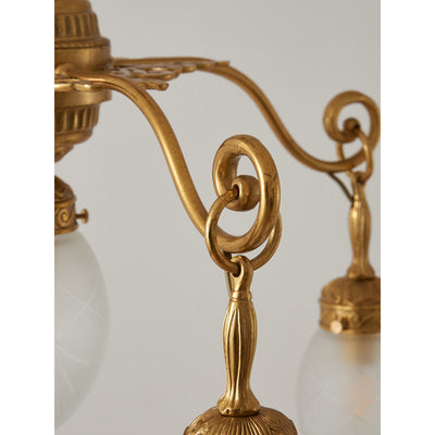 Quezal Chandelier