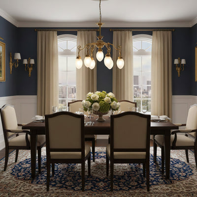 Quezal Chandelier