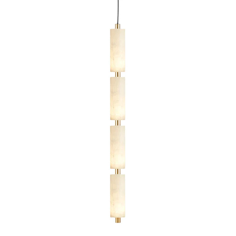 Zovarion Modern Minimalist Cluster Alabaster Pendant Light