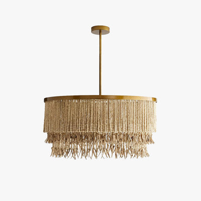 Silva Chandelier  Wood and Coconut beads