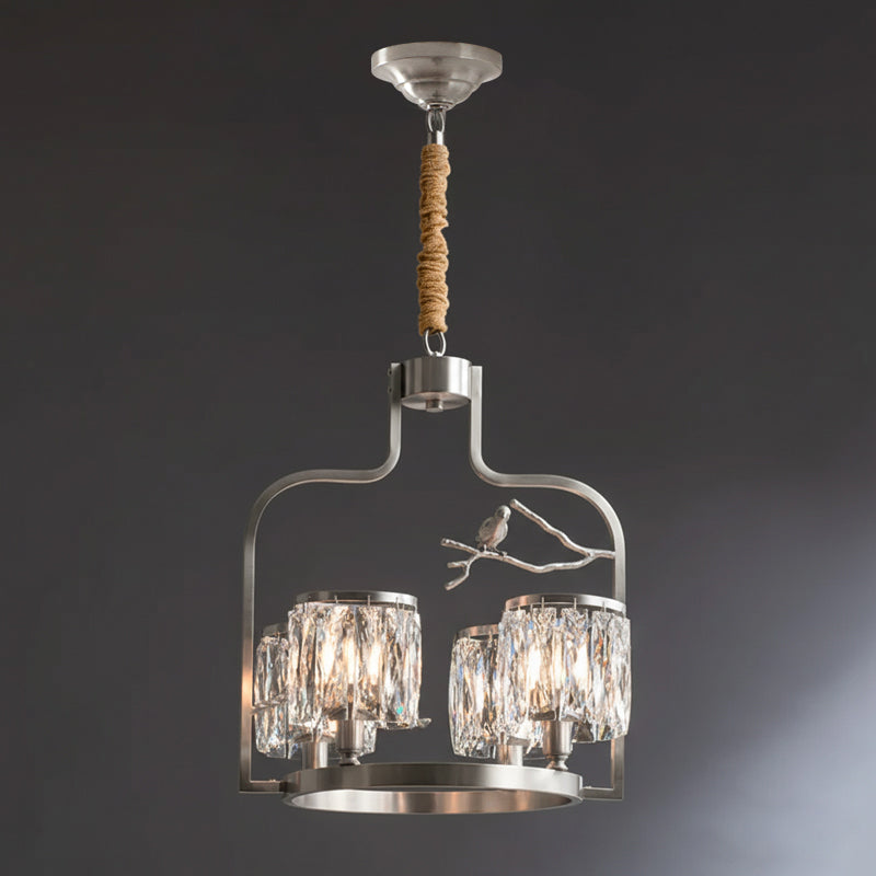 Briarmere Crystal Bird Chandelier