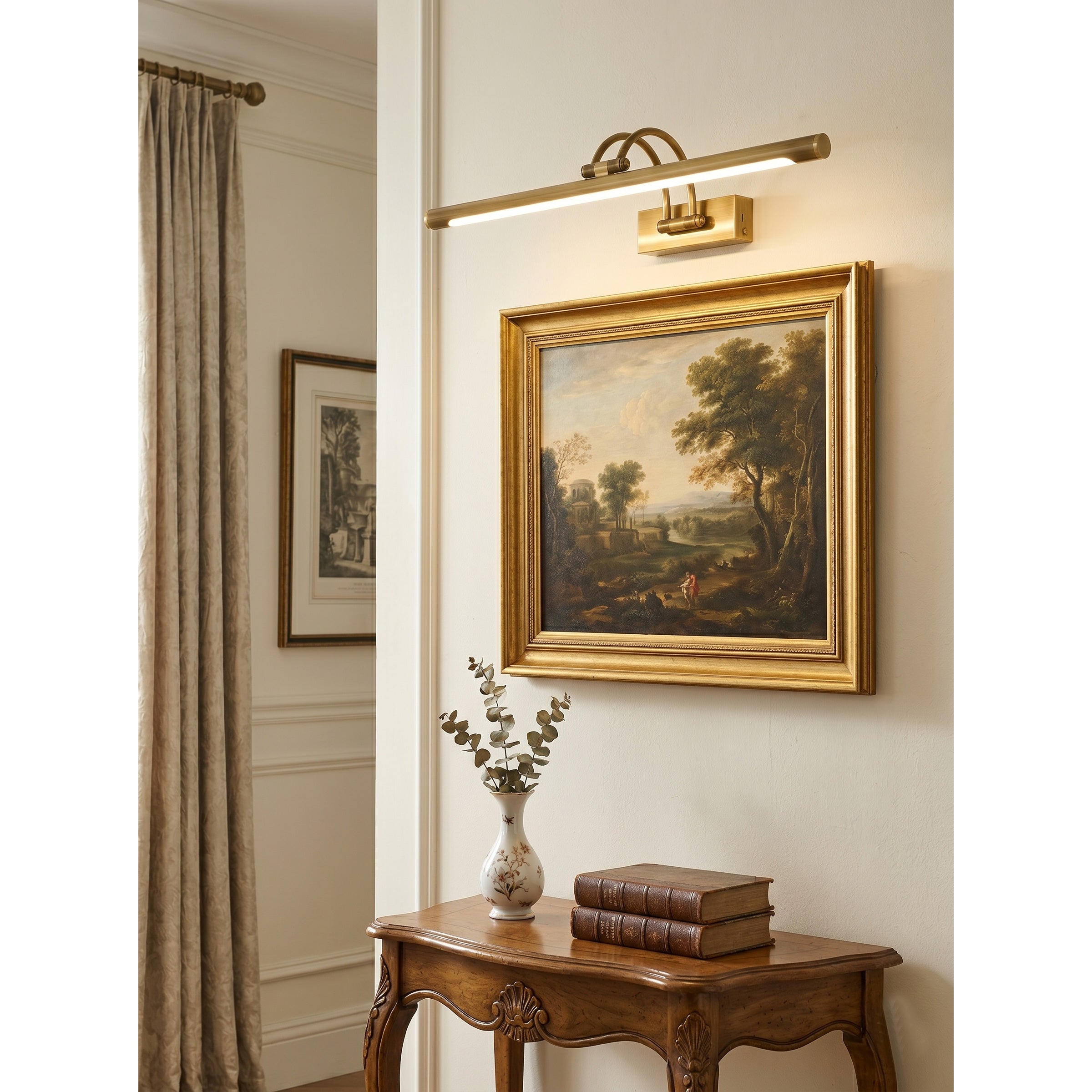 Bellfield Brass Rechargeable Indoor Wall Light