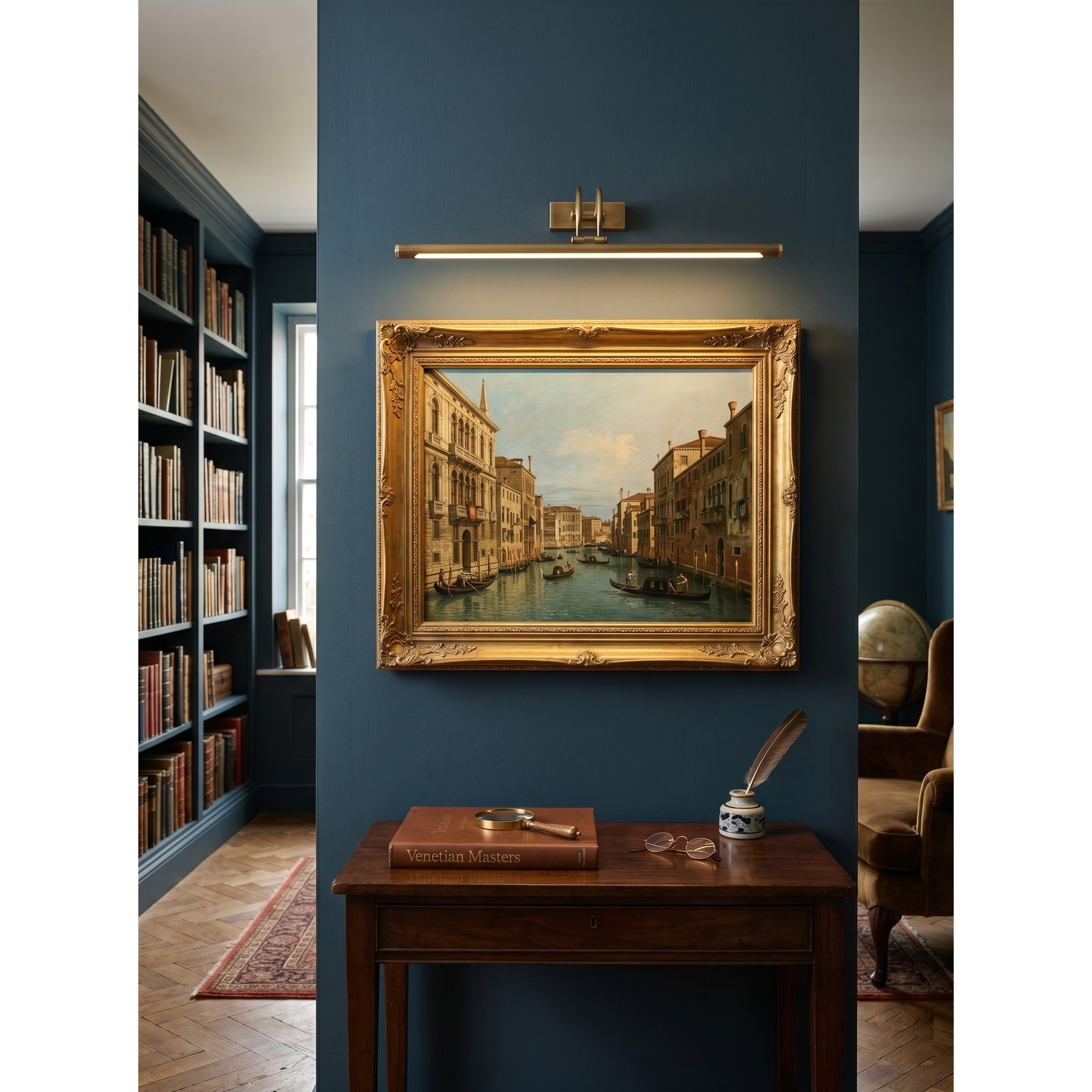 Bellfield Brass Rechargeable Indoor Wall Light