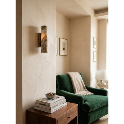 Oakfield Tubular Marble Indoor Wall Light