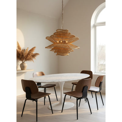 Miraford Rattan Chandelier