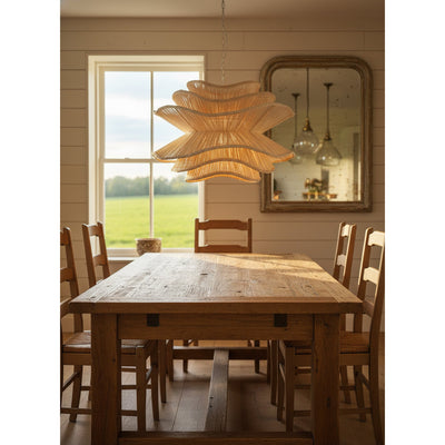 Miraford Rattan Chandelier