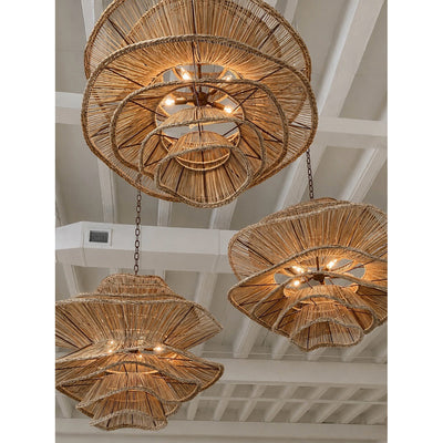 Miraford Rattan Chandelier