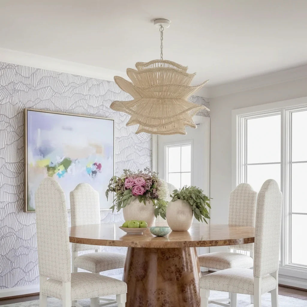 Miraford Rattan Chandelier