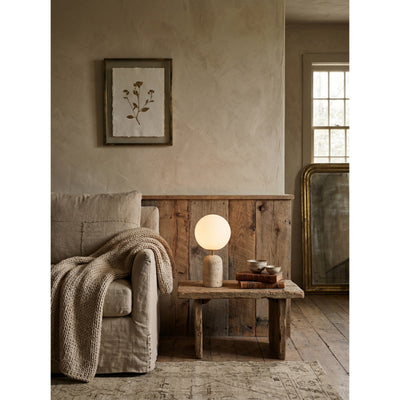 Nuvor Travertine Table Lamp
