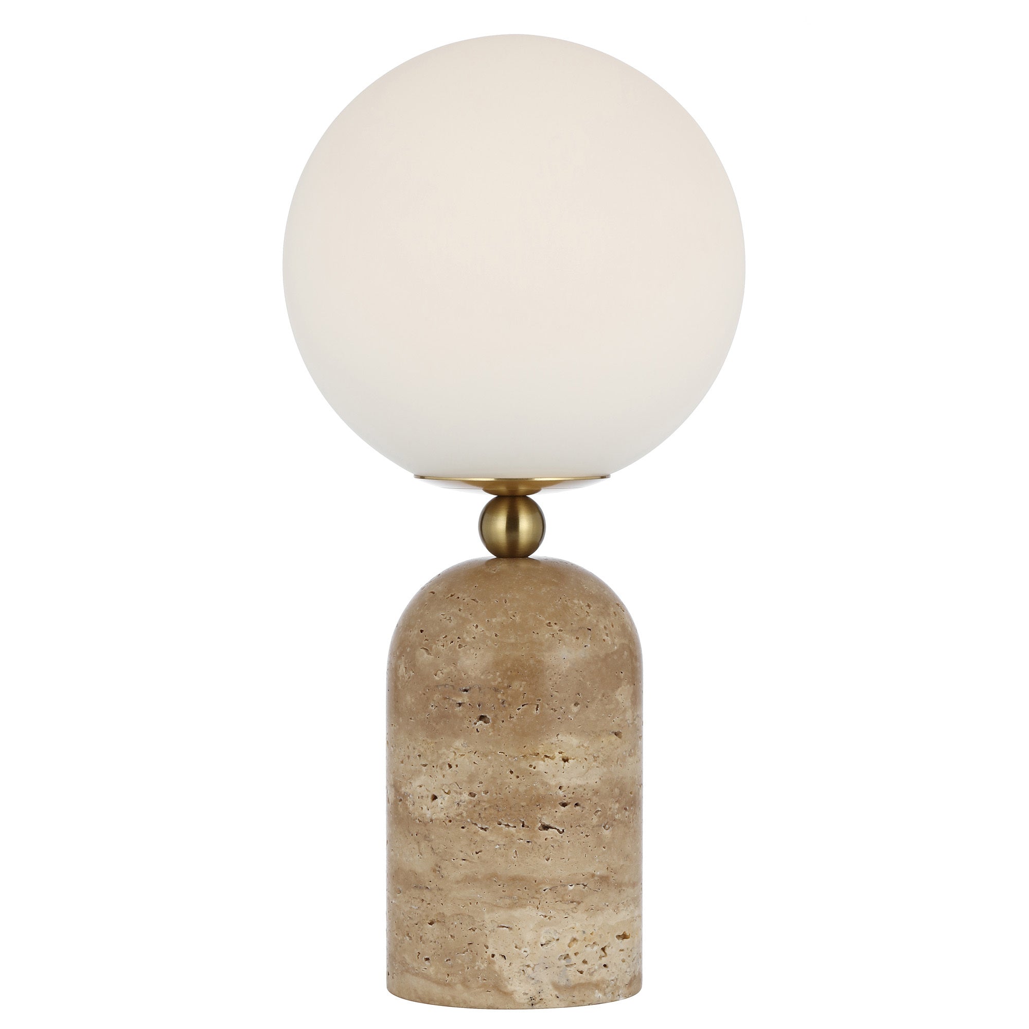 Nuvor Travertine Table Lamp