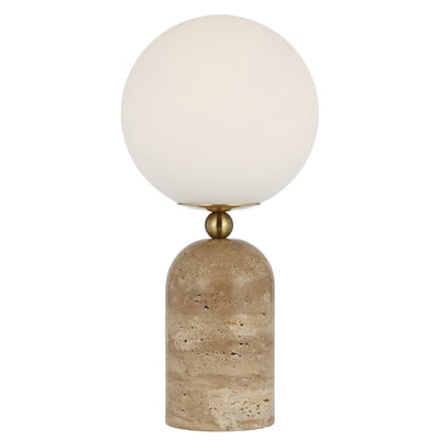 Nuvor Travertine Table Lamp