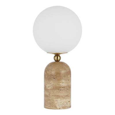 Nuvor Travertine Table Lamp