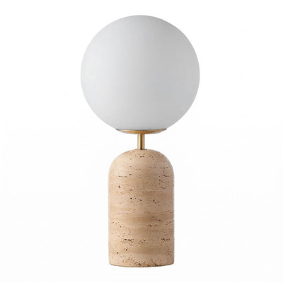 Nuvor Travertine Table Lamp